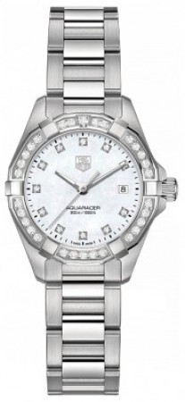 AAA Replica Tag Heuer Aquaracer Quartz 27mm Ladies Watch way1414.ba0920