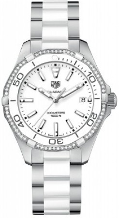 AAA Replica Tag Heuer Aquaracer Quartz 35mm Ladies Watch way131h.ba0914