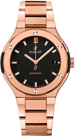 AAA Replica Hublot Classic Fusion 38mm Watch Gold 568.OX.1180.OX