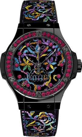 AAA Replica Hublot Big Bang Broderie Sugar Skull Ceramic Watch 343.CS.6599.NR.1213