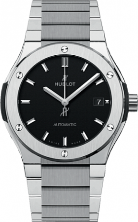 AAA Replica Hublot Classic Fusion Titanium Bracelet Watch 510.NX.1170.NX