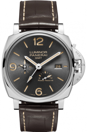AAA Replica Panerai Luminor Due 3 Days GMT Power Reserve Automatic Acciaio Watch PAM00944