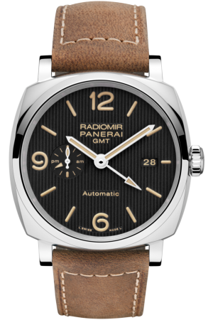 AAA Replica Panerai Radiomir 1940 3 Days GMT Automatic Acciaio Mens Watch PAM00657