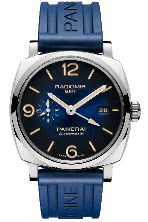 AAA Replica Panerai Radiomir 1940 3 Days Automatic GMT Acciaio 45mm Mens Watch PAM00945