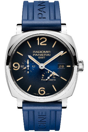 AAA Replica Panerai Radiomir 1940 3 Days GMT Power Reserve Automatic Acciaio 45mm Mens Watch PAM00946