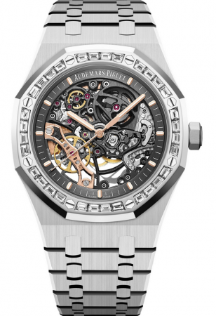 AAA Replica Audemars Piguet Royal Oak Double Balance Wheel Openworked Watch 15412BC.ZZ.1220BC.01