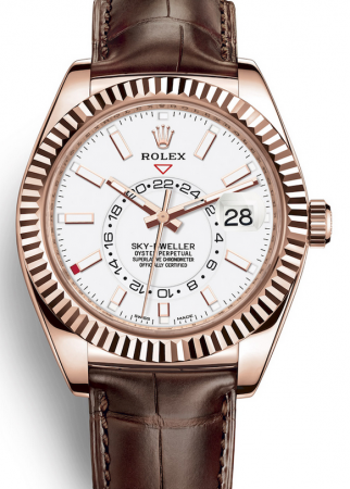 AAA Replica Rolex Sky-Dweller GMT 42mm Mens Watch 326135-0006