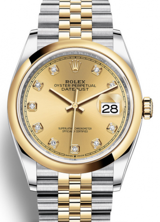 AAA Replica Rolex Datejust 36mm Automatic Mens Watch 126203-0017