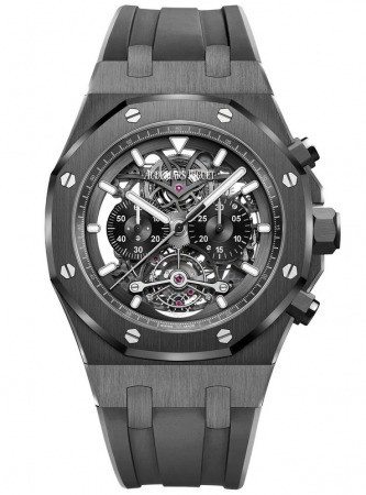AAA Replica Audemars Piguet Royal Oak Tourbillon Openworked Watch 26343CE.OO.D002CA.01