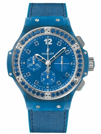 AAA Replica Hublot Big Bang Linen Ocean Blue Watch 341.XL.2770.NR.1201