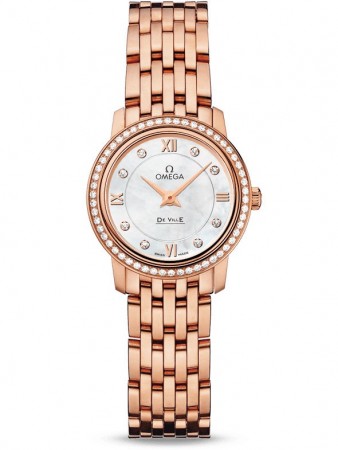 AAA Replica Omega De Ville Prestige 24.4mm Ladies Watch 424.55.24.60.55.002