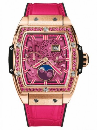 AAA Replica Hublot Spirit Of Big Bang Moonphase King Gold Pink Watch 647.OX.7381.LR.1233