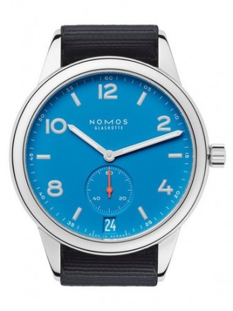 AAA Replica NOMOS Club Automat Datum Signalblau Mens Watch 777