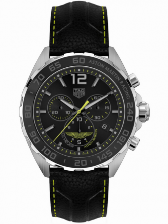 AAA Replica Tag Heuer Formula 1 Chronograph Quartz Aston Martin Watch CAZ101P.FC8245