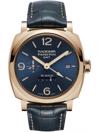AAA Replica Panerai Radiomir 1940 10 Days GMT Automatic Oro Rosso Mens Watch PAM00659