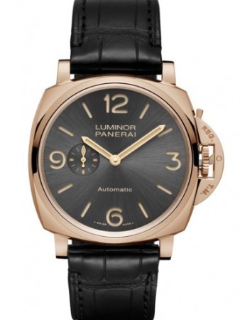 AAA Replica Panerai Luminor Due 3 Days Automatic Oro Rosso Mens Watch PAM00675