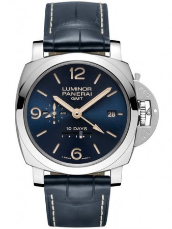 AAA Replica Panerai Luminor 1950 10 Days GMT Automatic Acciaio Mens Watch PAM00689