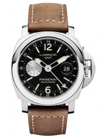 AAA Replica Panerai Luminor GMT Automatic Acciaio Mens Watch PAM01088
