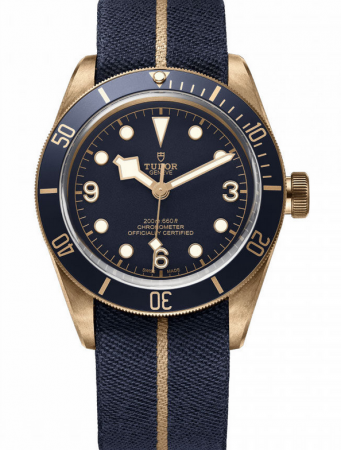 AAA Replica Tudor Black Bay Bronze Blue Bucherer Edition Watch 79250BB-0001