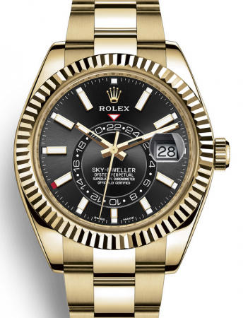 AAA Replica Rolex Sky-Dweller GMT 42mm Mens Watch 326938-0004