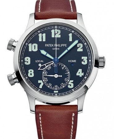AAA Replica Patek Philippe Calatrava Pilot Travel Time Watch 5524G-001