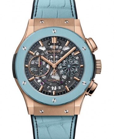 AAA Replica Hublot Classic Fusion Chronograph Mykonos Watch 525.OL.0189.LR.MYO19