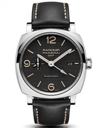 AAA Replica Panerai Radiomir 1940 3 Days GMT Automatic Acciaio Mens Watch PAM00627