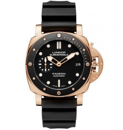 AAA Replica Panerai Luminor Submersible 1950 3 Days Automatic Oro Rosso Mens Watch PAM00684