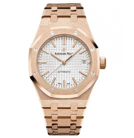 AAA Replica Audemars Piguet Royal Oak Frosted Gold Watch 15454OR.GG.1259OR.01