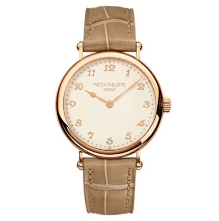 AAA Replica Patek Philippe Calatrava Rose Gold Watch 7200R-001
