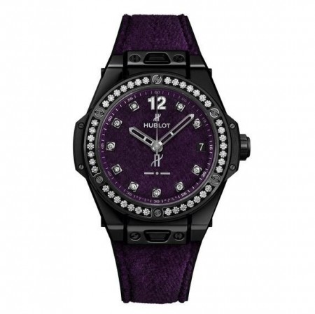 AAA Replica Hublot Big Bang One Click Italia Independent Purple Velvet Ladies Watch 465.CS.277V.NR.1204.ITI17