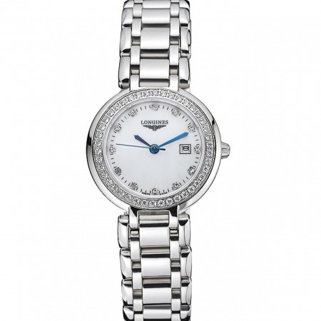 Longines PrimaLuna Stainless Steel Diamonds Case  622588