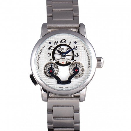 Montblanc Nicolas Rieussec Anniversary Edition Stainless Steel Bracelet   621629