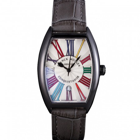 Franck Muller Casablanca Black Croco Leather Band  621641
