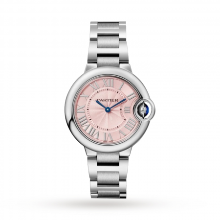 Swiss  Ballon Bleu de Cartier watch, 33 mm, steel