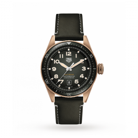 Swiss TAG Heuer Autavia Calibre 5 COSC 42mm Mens Watch WBE5190.FC8268
