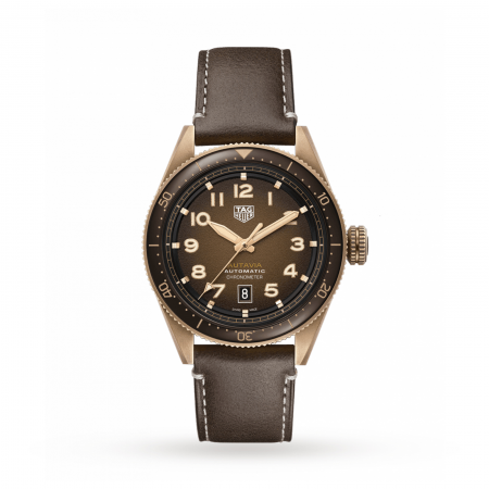 Swiss TAG Heuer Autavia Calibre 5 COSC 42mm Mens Watch WBE5191.FC8276