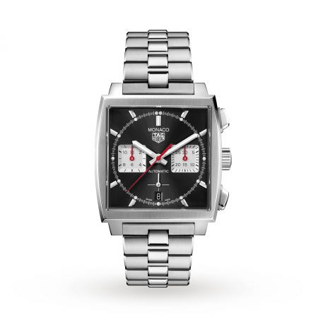 Swiss TAG Heuer Monaco Calibre Heuer 02 39mm Mens Watch CBL2113.BA0644