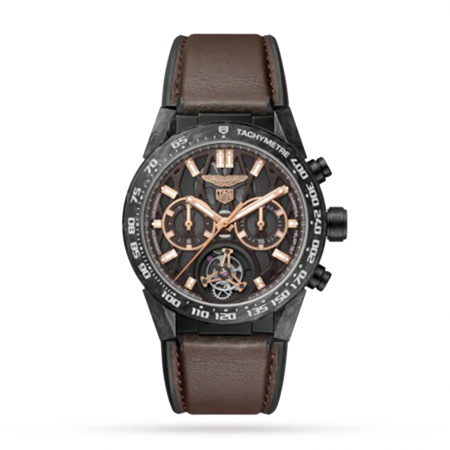 Swiss TAG Heuer Carrea 45mm Aston Martin Mens Watch CAR5A8E.FT6181 Limited Edition