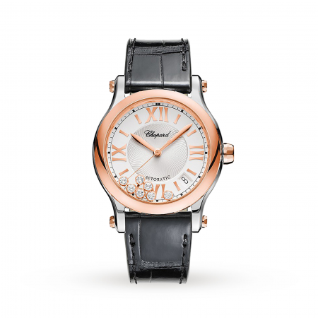 Swiss Chopard Happy Sport 36mm Automatic Watch 278559-6001
