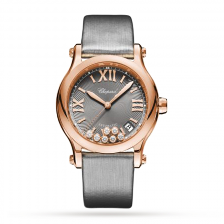 Swiss Chopard Happy Sport 36mm Ladies Watch 274808-5012