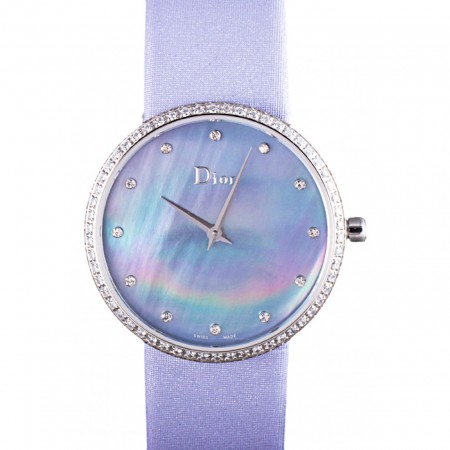 La D de Dior  Lavender Rubber Strap with Lavender Dial  621509