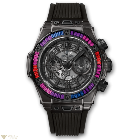 AAA Replica Hublot Big Bang Unico All Black Sapphire Galaxy Watch 411.JB.4901.RT.4098