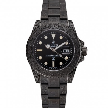 Swiss Mastermind Japan Skull Limited Edition Black Dial All Black Case And Bracelet 1454083