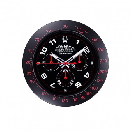 Rolex Daytona Cosmograph Wall Clock Black-Red  621908