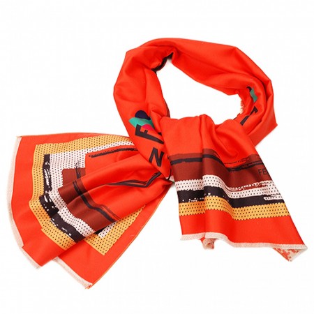 Fendi Womens Silhouette Orange 621785
