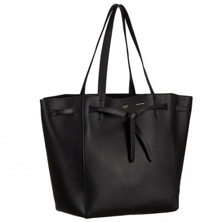 Celine Cabas Phantom Tie Tote Black 18926754