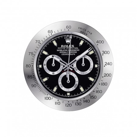 Rolex Daytona Cosmograph Wall Clock Silver-Black  621909