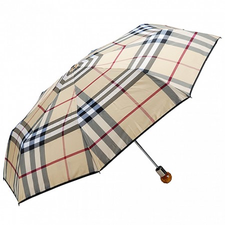 Burberry Camel Check Folding Umbrella