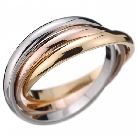Cartier Trinity 3 Gold Ring 2165-181